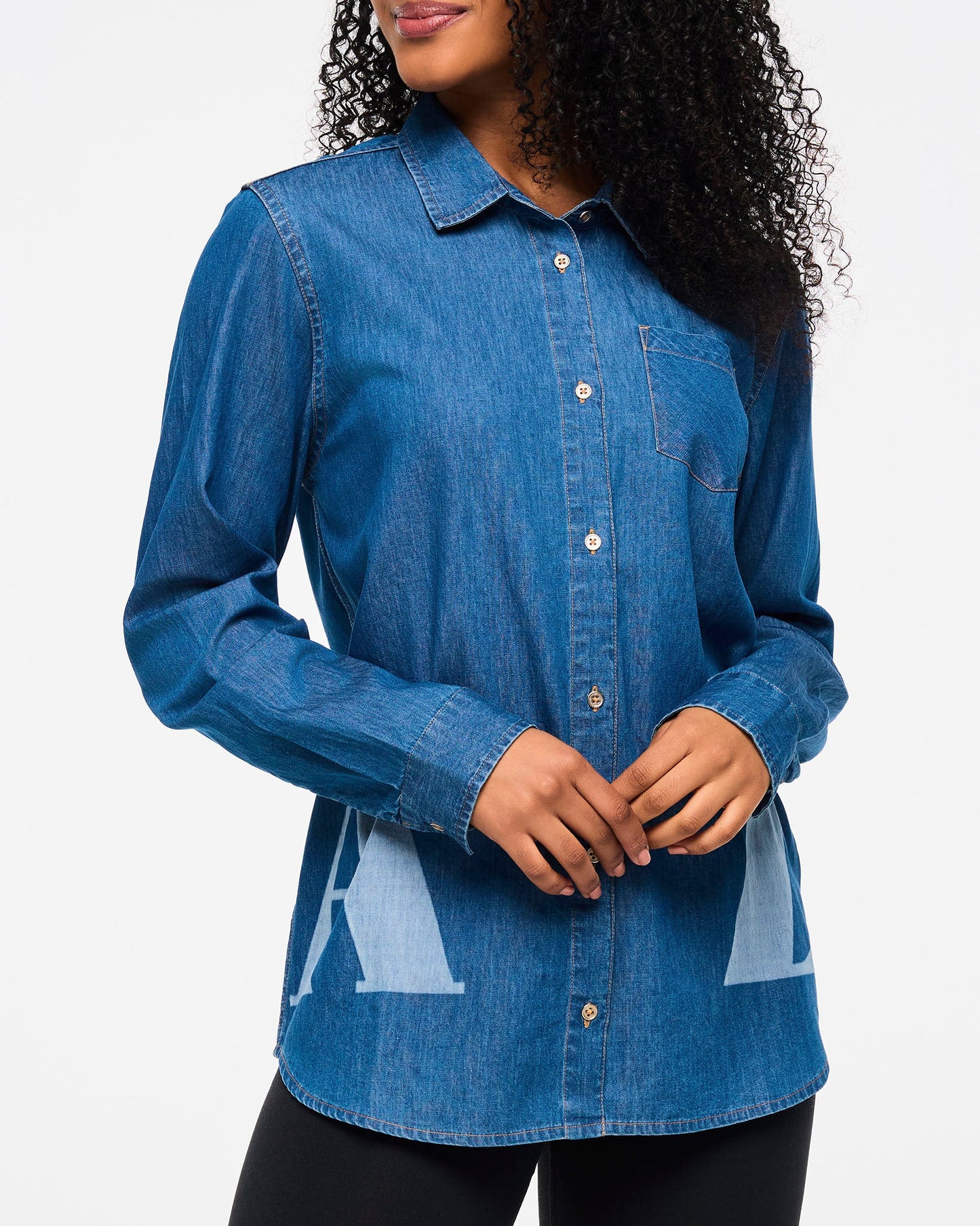 Zumba Haus Button Down B13