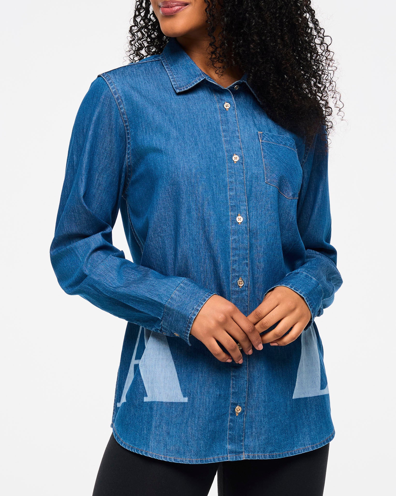 Zumba Haus Button Down B13