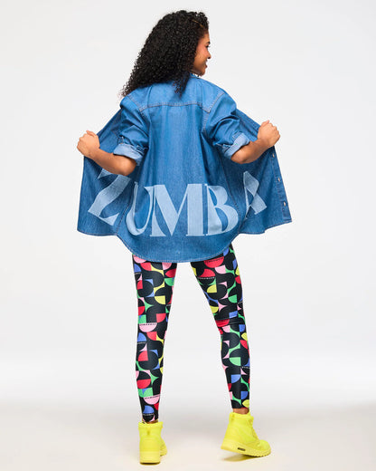 Zumba Haus Button Down B13
