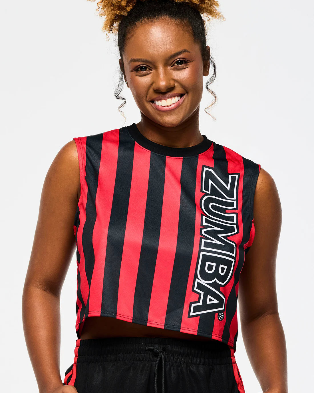 Victory Crew Neck Muscle Crop Tank B23