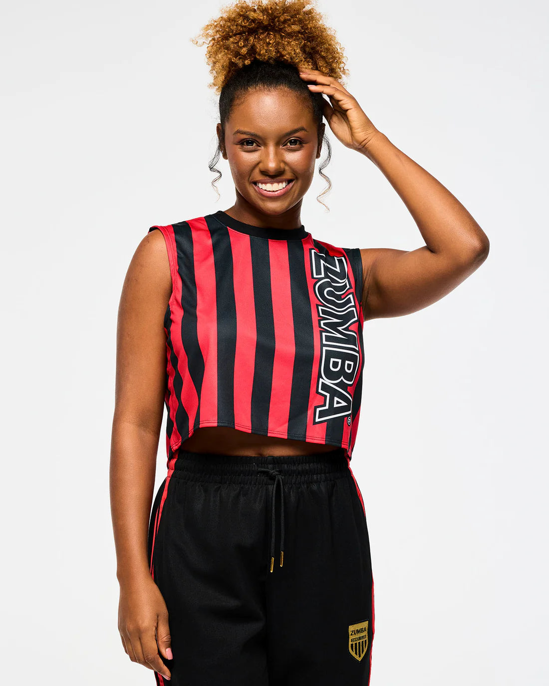 Victory Crew Neck Muscle Crop Tank B23