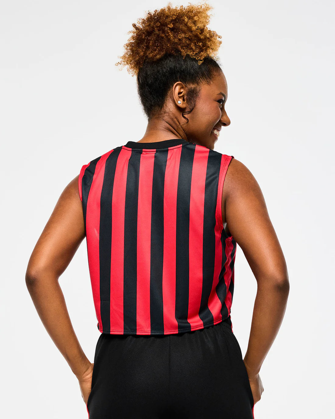 Victory Crew Neck Muscle Crop Tank B23