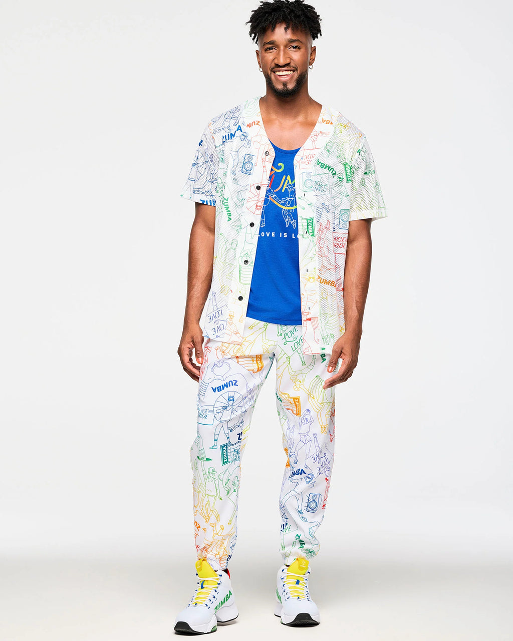 Zumba Baseball Button Up Jersey Z23