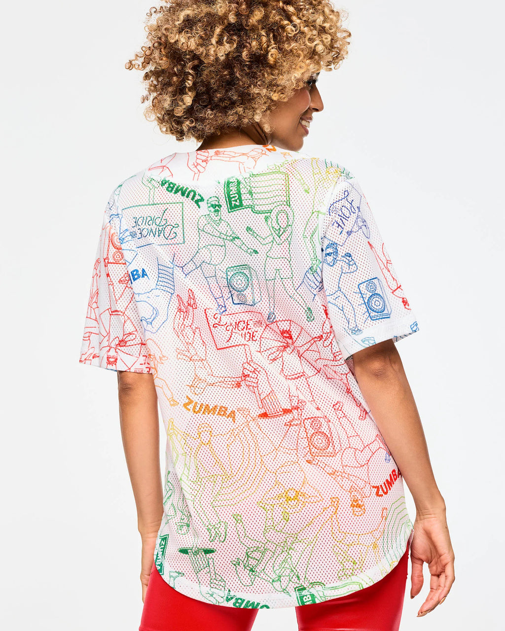 Zumba Baseball Button Up Jersey Z23