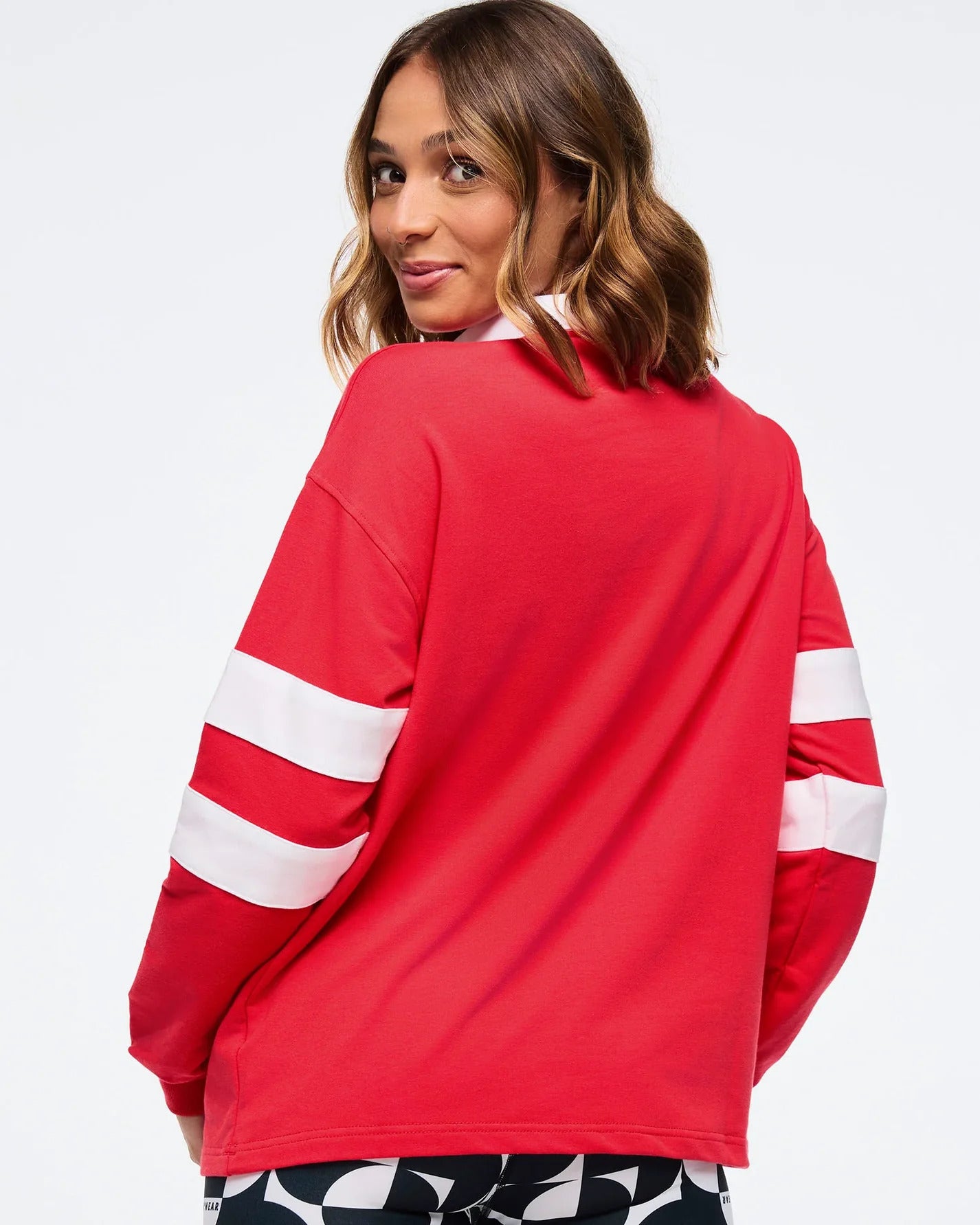Zumba Haus Long Sleeve Polo- B1