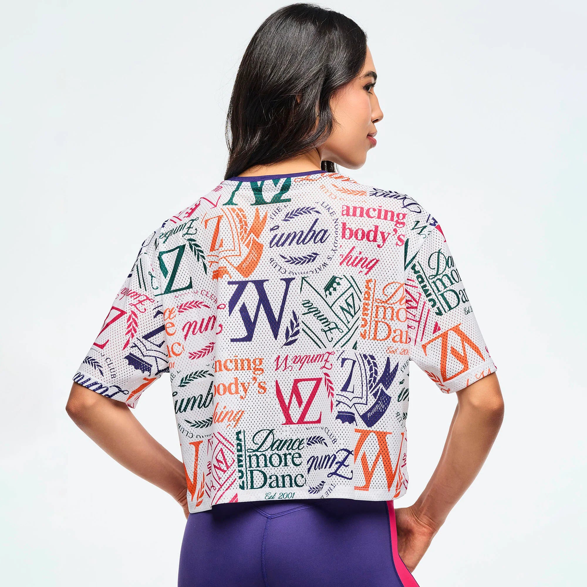 Class of 2001 Mesh Boxy Crop Top Z1