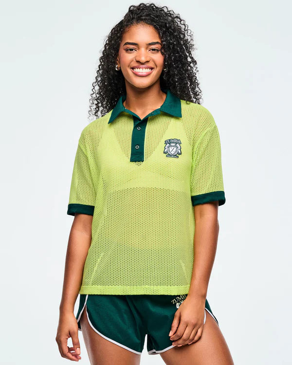 Class of 2001 Oversized Mesh Polo Z1