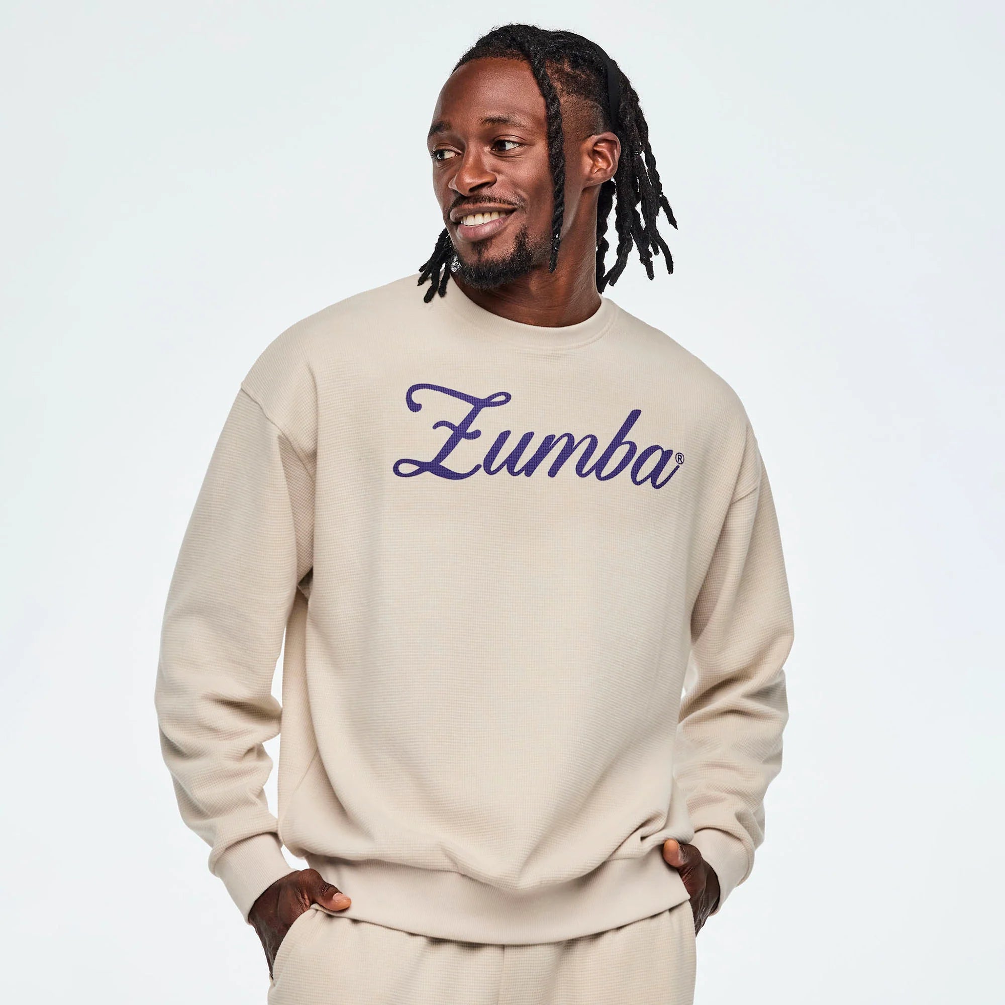 Class of 2001 Oversized Pullover Waffle Sweatshirt Z1