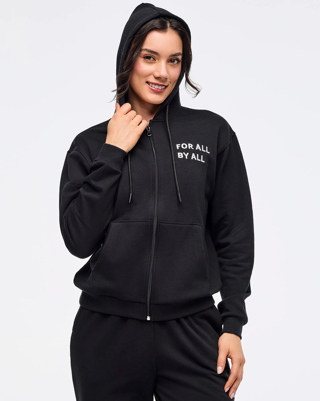 Zumba Multicolor Logo Zip-Up Hoodie - Z23