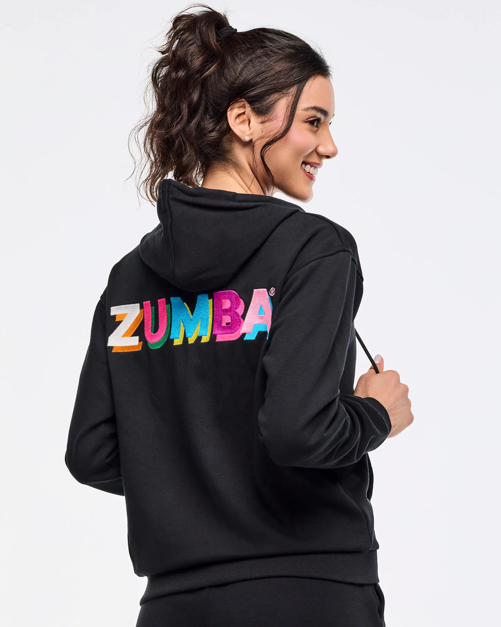 Zumba Multicolor Logo Zip-Up Hoodie - Z23