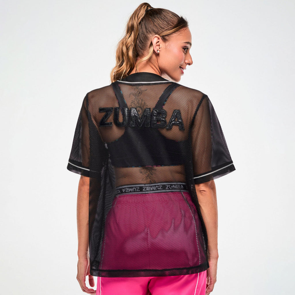 Electric Feel Unisex Mesh Baseball Jersey