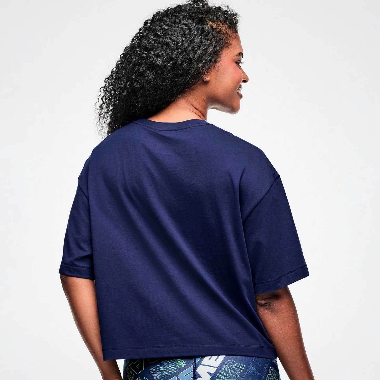 Jean Jamz Oversized Boxy Crop Top Z21