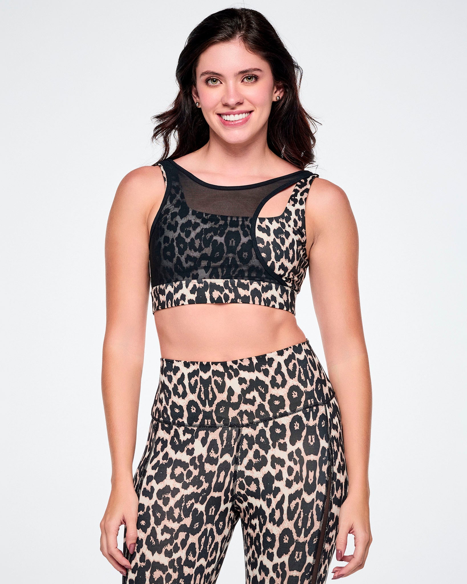 Rock 'n' Roll Z-Lift Square Neck Bra With Mesh