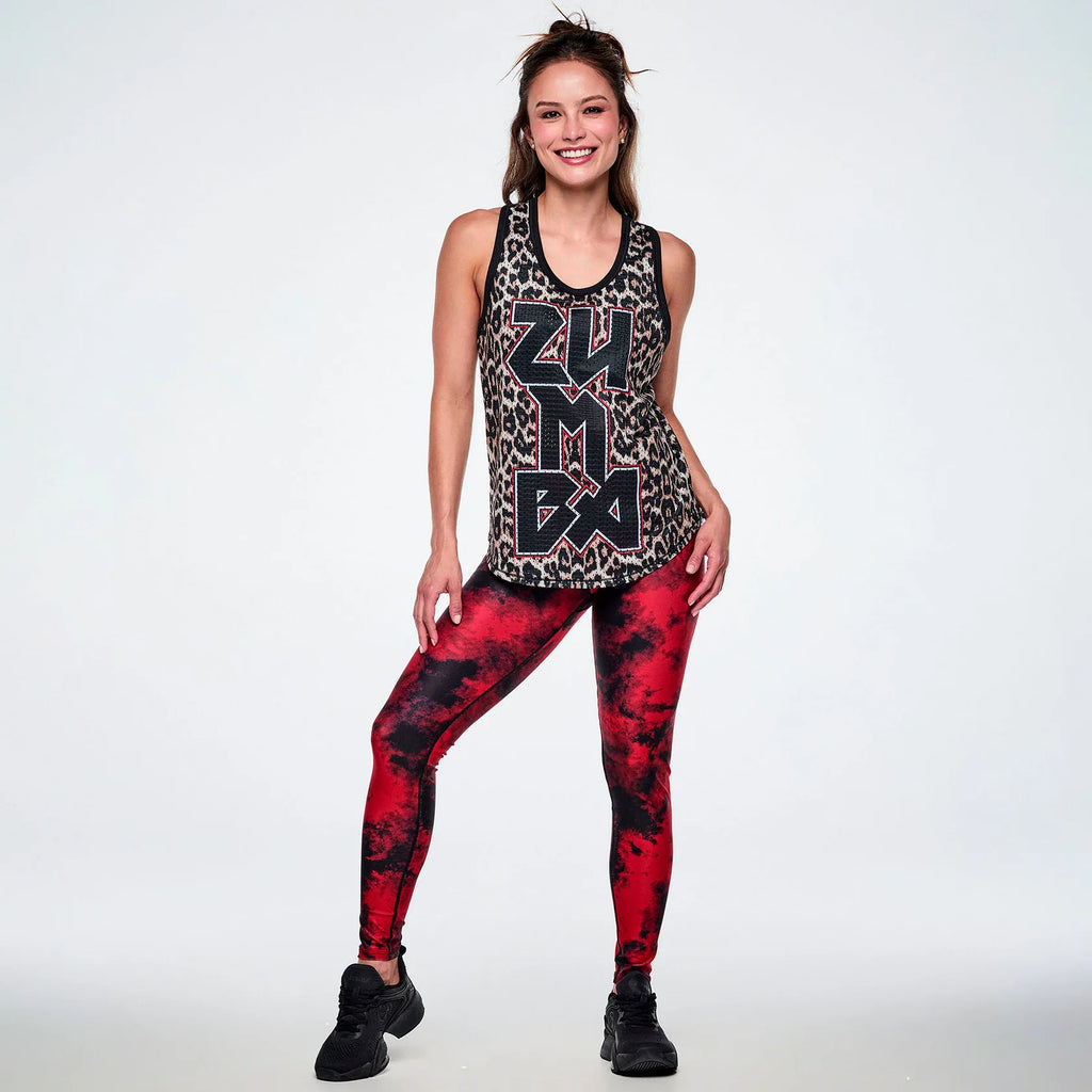 Rock 'n' Roll Basketball Tank With Curved Hem Z19