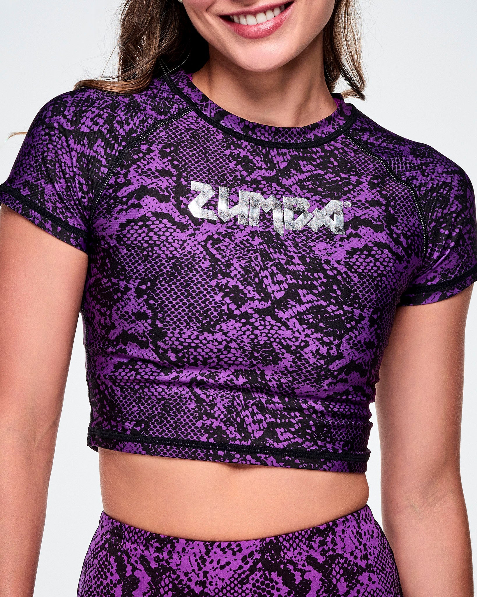 Rock 'n' Roll Cap Sleeve Crop Top