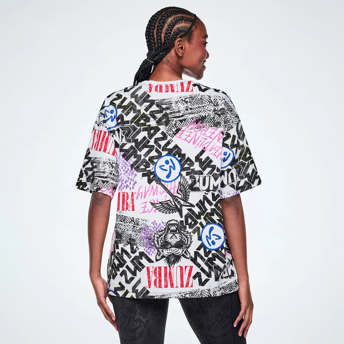 Rock 'n' Roll Oversized Drop Shoulder Tee Z5