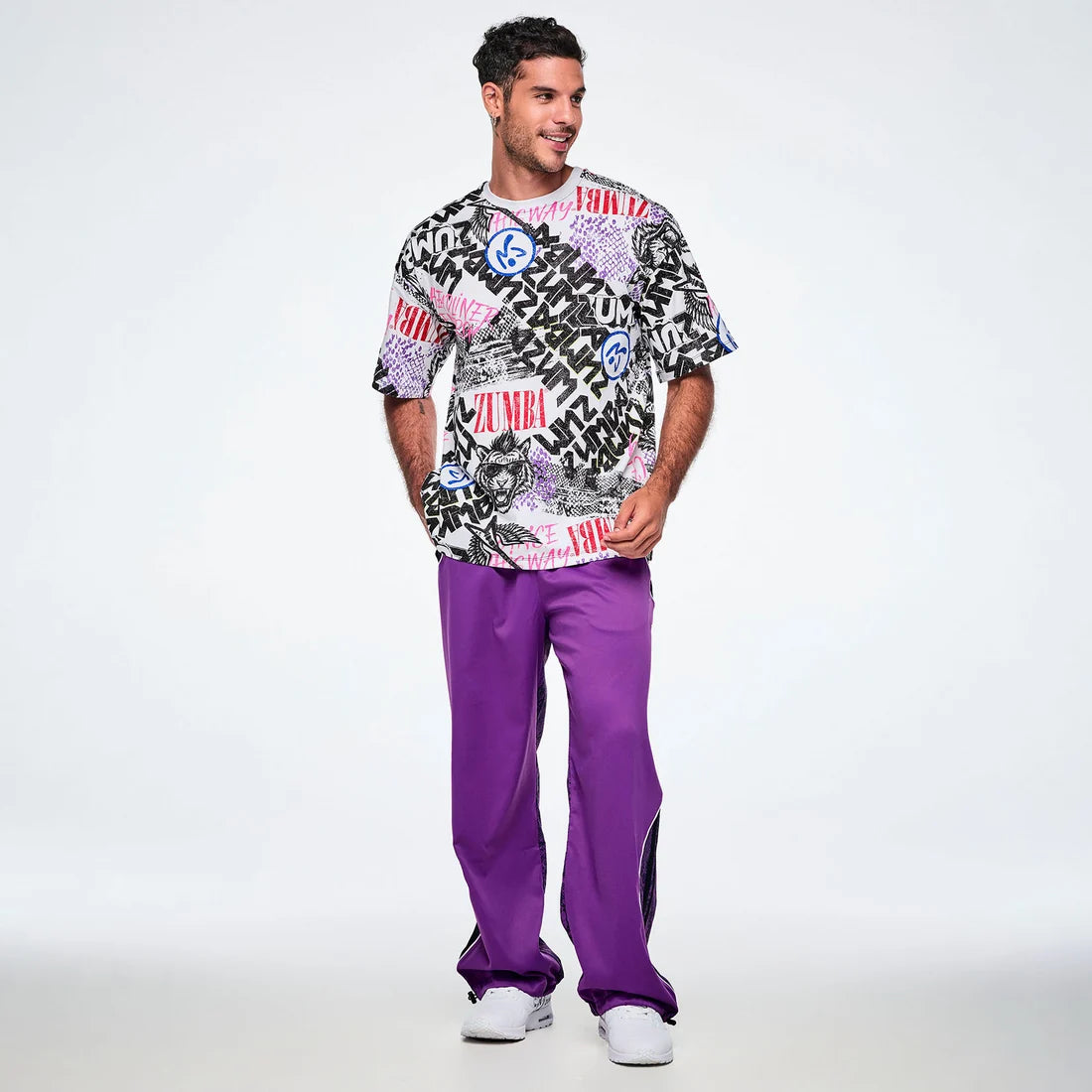 Rock 'n' Roll Oversized Drop Shoulder Tee Z5
