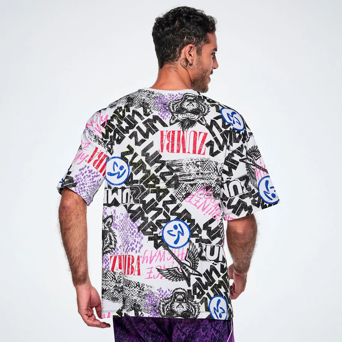 Rock 'n' Roll Oversized Drop Shoulder Tee Z5