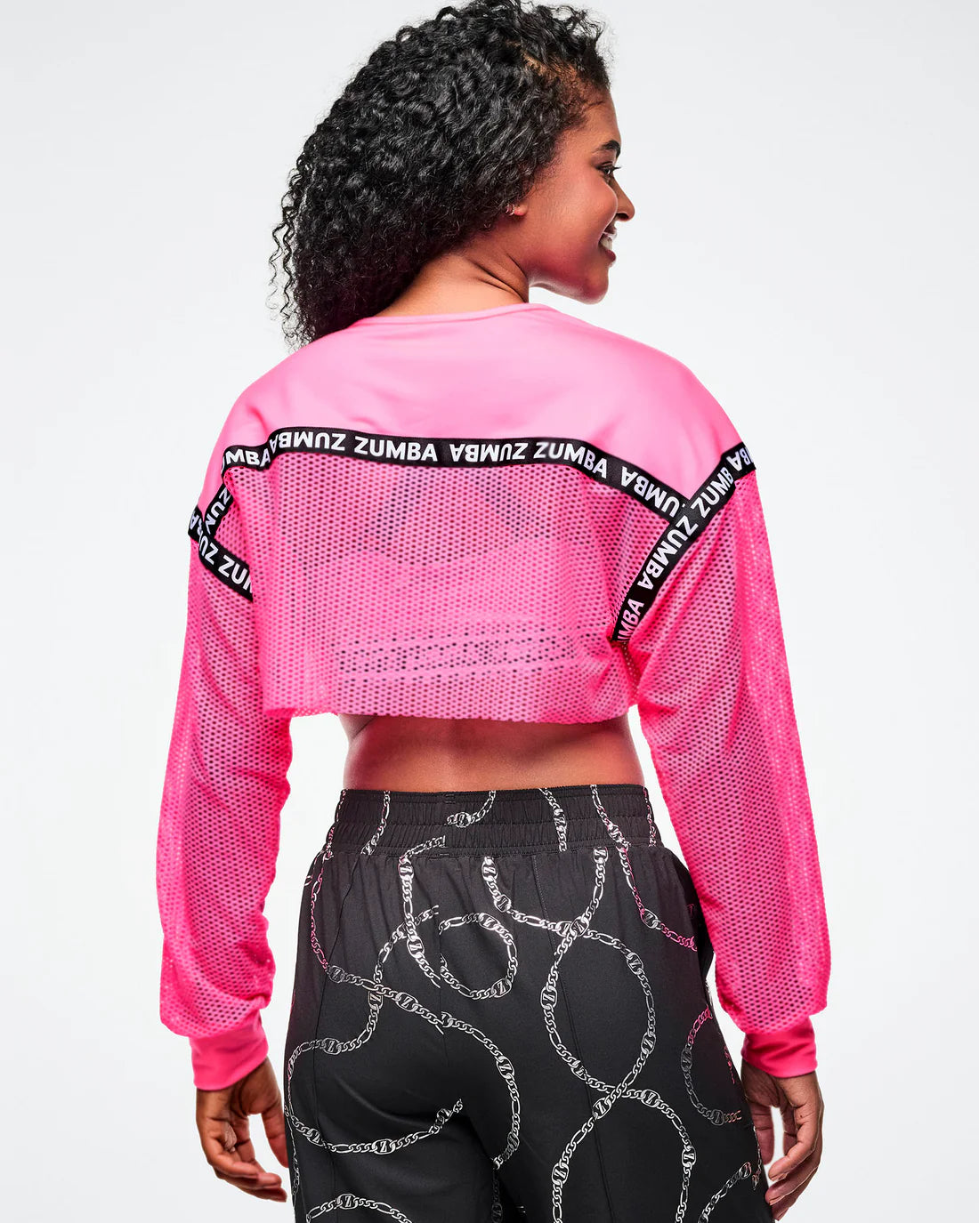 Dale-Z Long Sleeve Crew Neck Crop Top