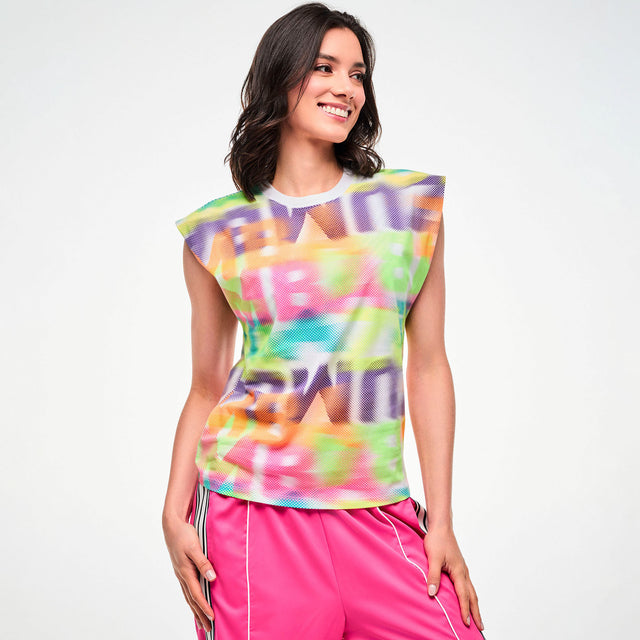 Electric Feel Muscle Tank With Extended