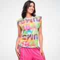 Electric Feel Muscle Tank With Extended