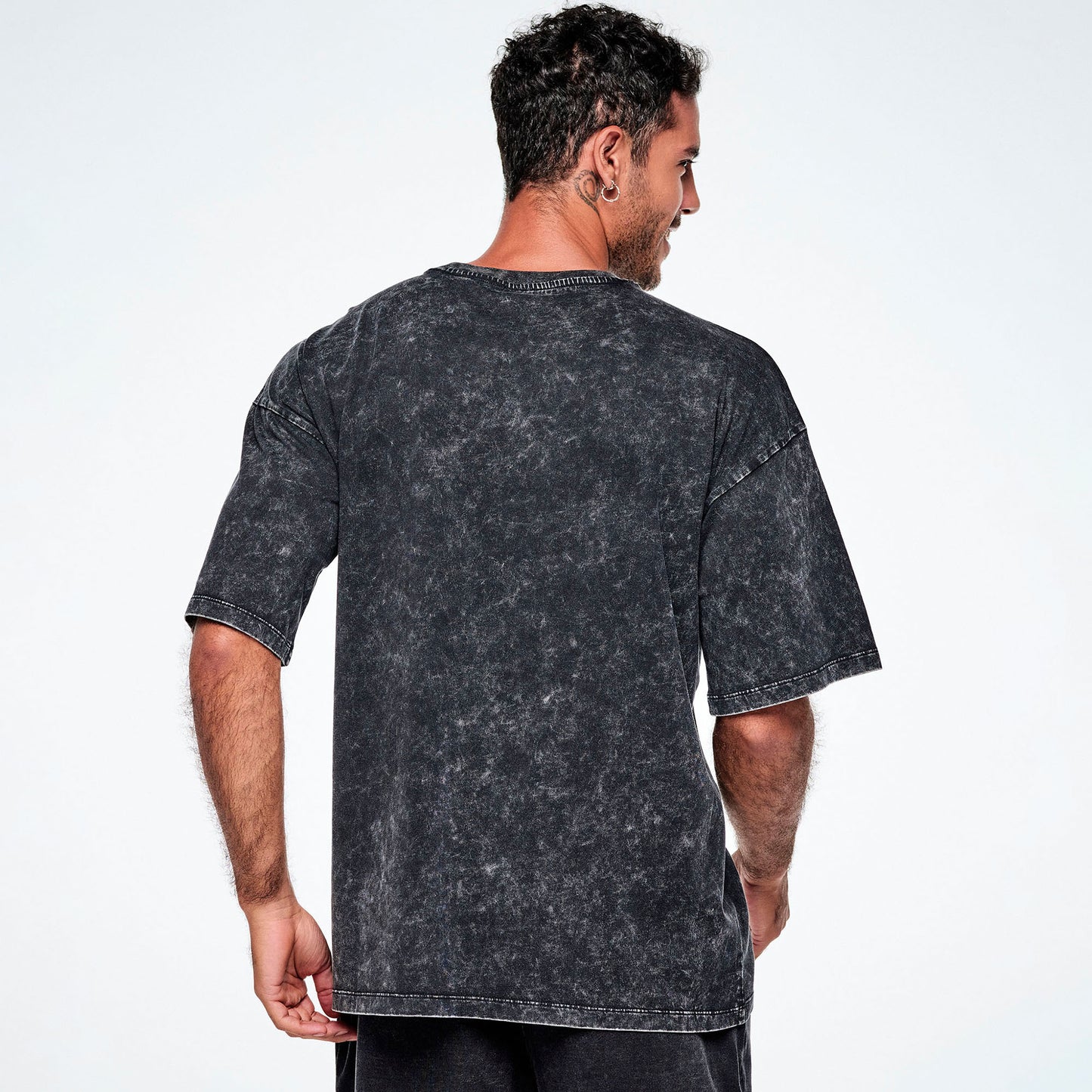 Rock 'n' Roll Oversized Drop Shoulder Tee Z5