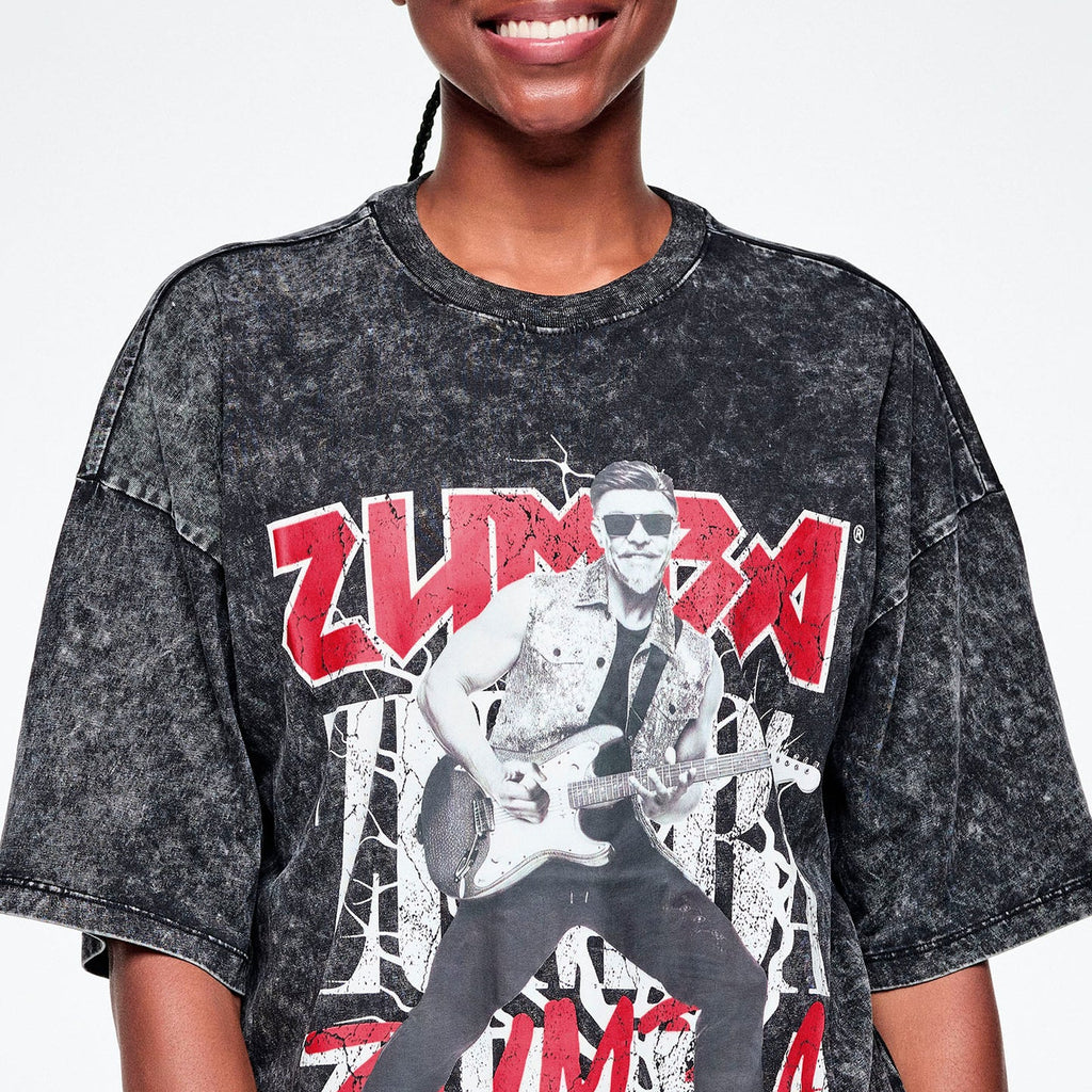 Rock 'n' Roll Oversized Drop Shoulder Tee Z5