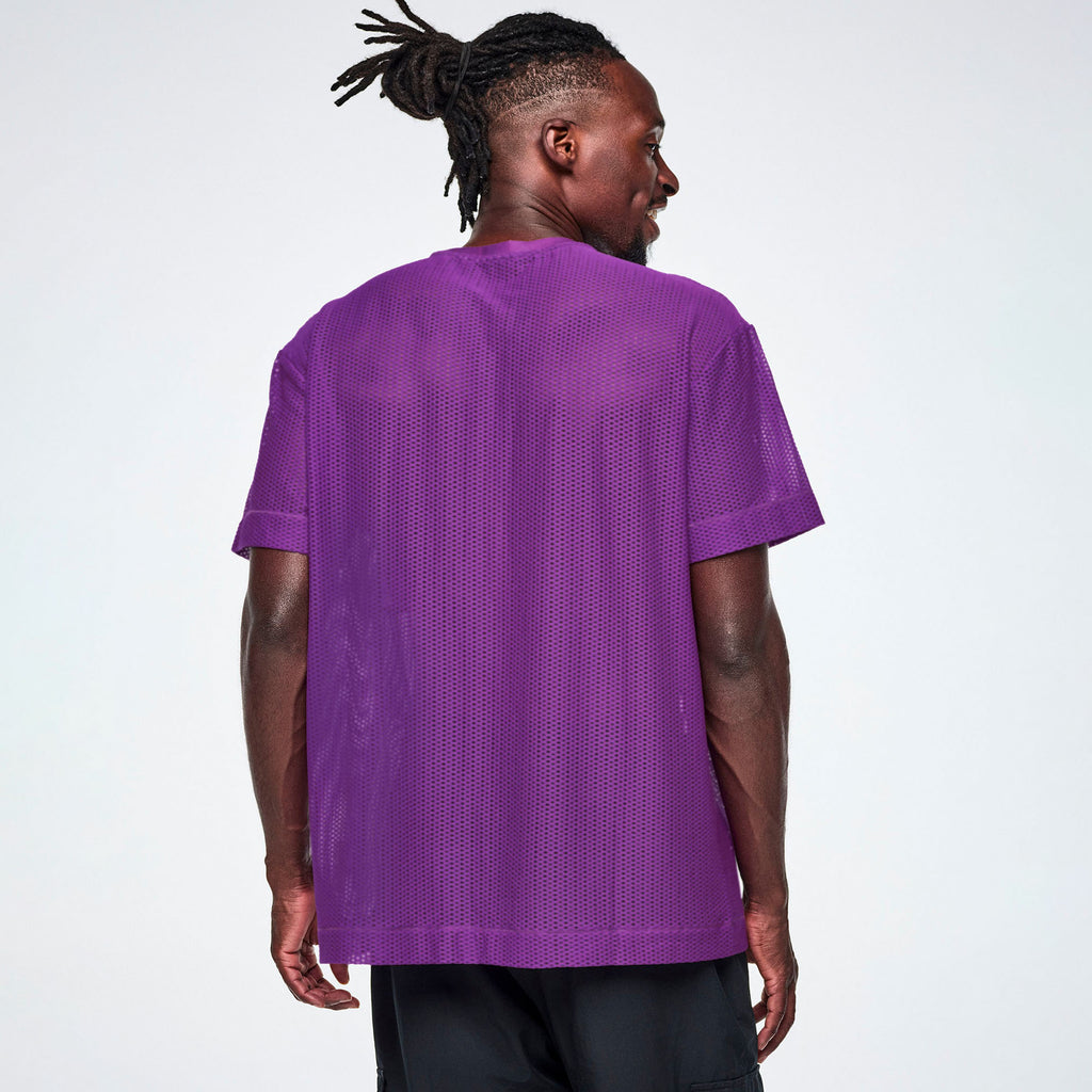 Ultrabright Mesh Boxy Top