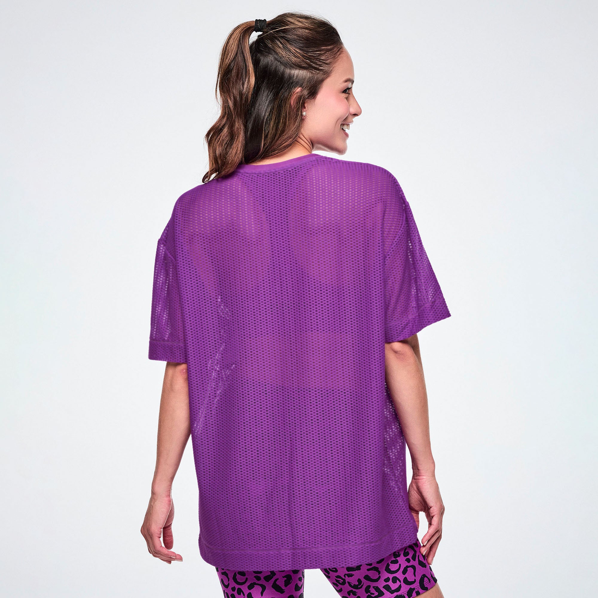 Ultrabright Mesh Boxy Top