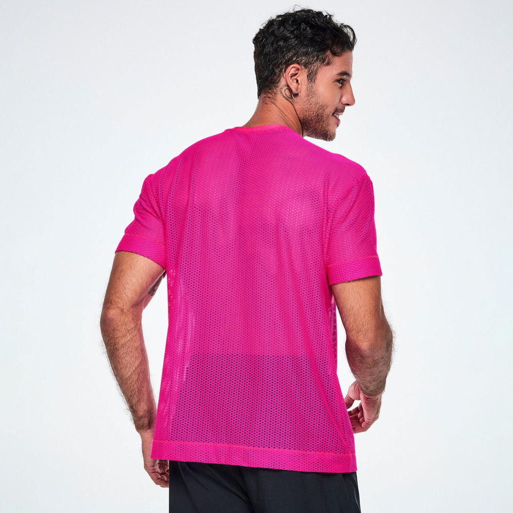 Ultrabright Mesh Boxy Top Z22