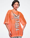 Dale-Z Oversized Mesh V-Neck Top Z16