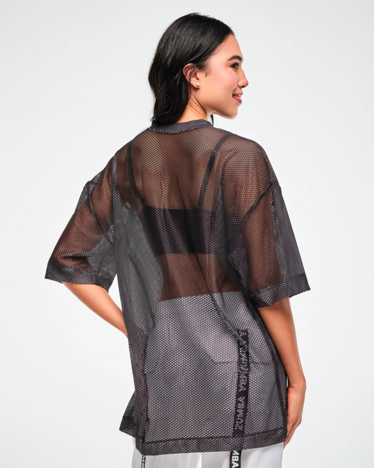 Zumba Basic Oversized Mesh V-Neck