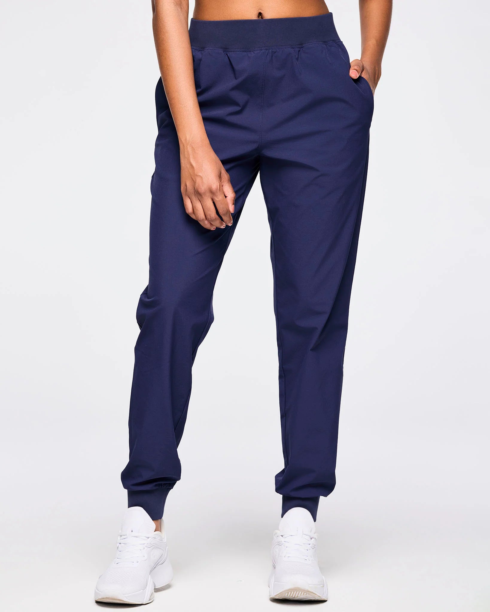 Zumba Out Loud Men's Stretch Woven Slim Ankle Joggers B17