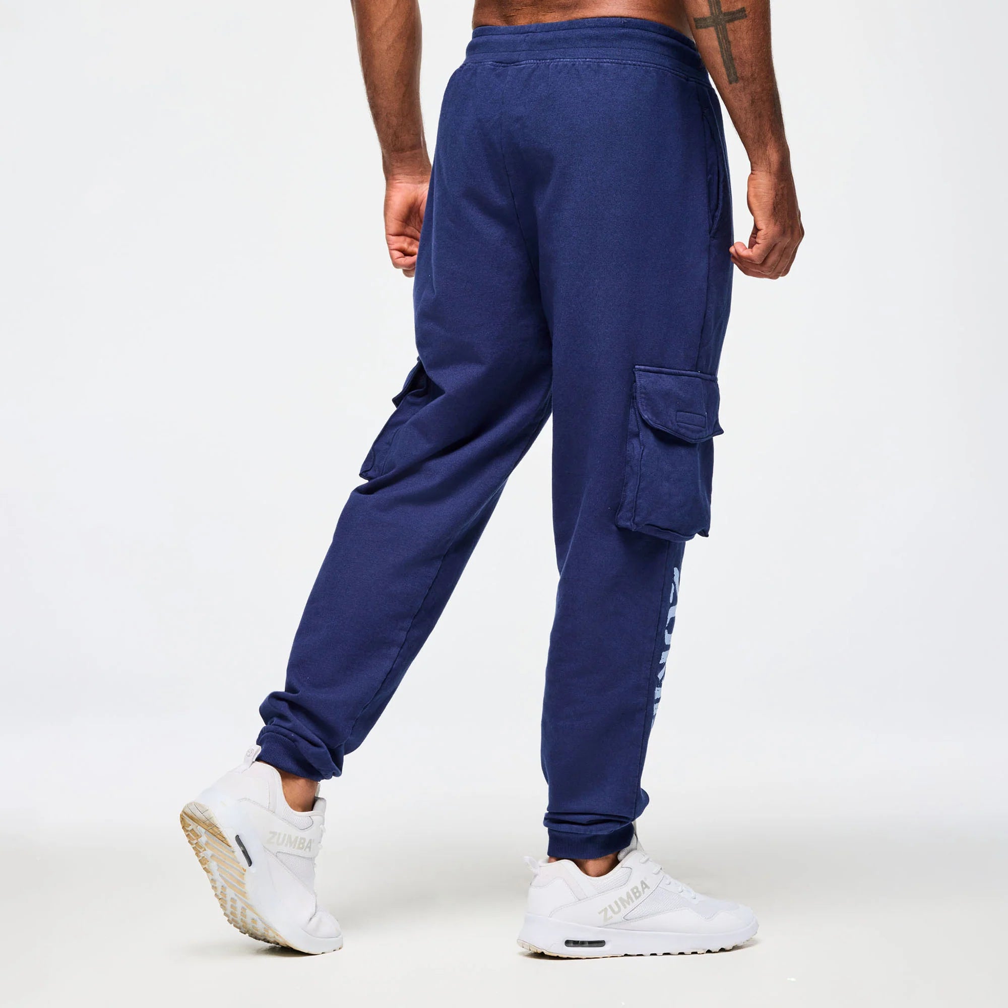 Blue Jean Men's Knit Denim Cargo Pants B21
