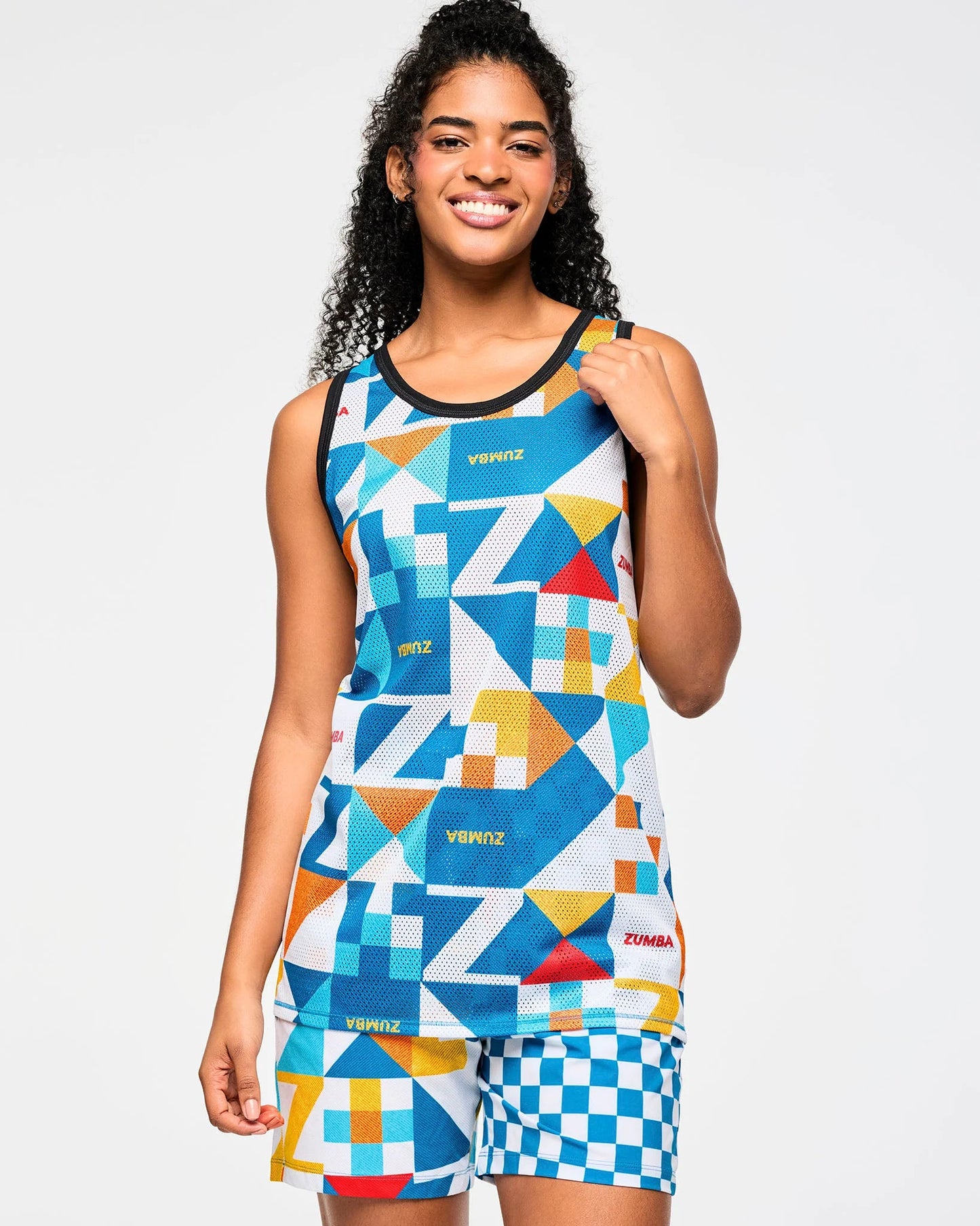 Zumba Rays Men's Basketball Tank B7