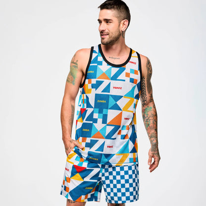 Zumba Rays Men's Basketball Tank B7
