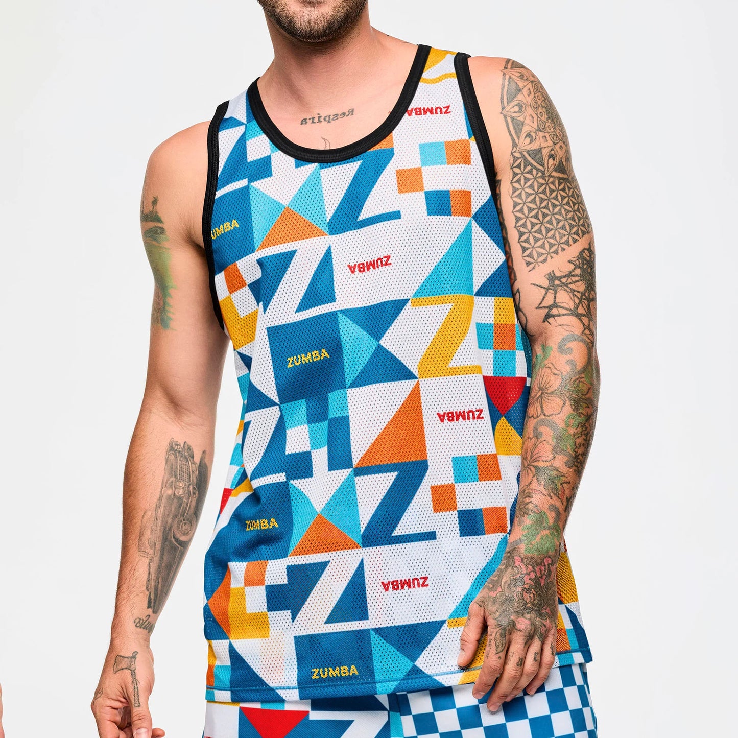 Zumba Rays Men's Basketball Tank B7