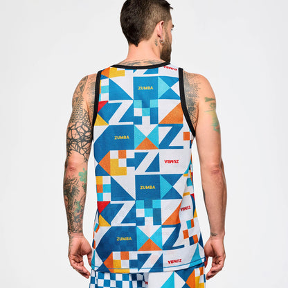 Zumba Rays Men's Basketball Tank B7