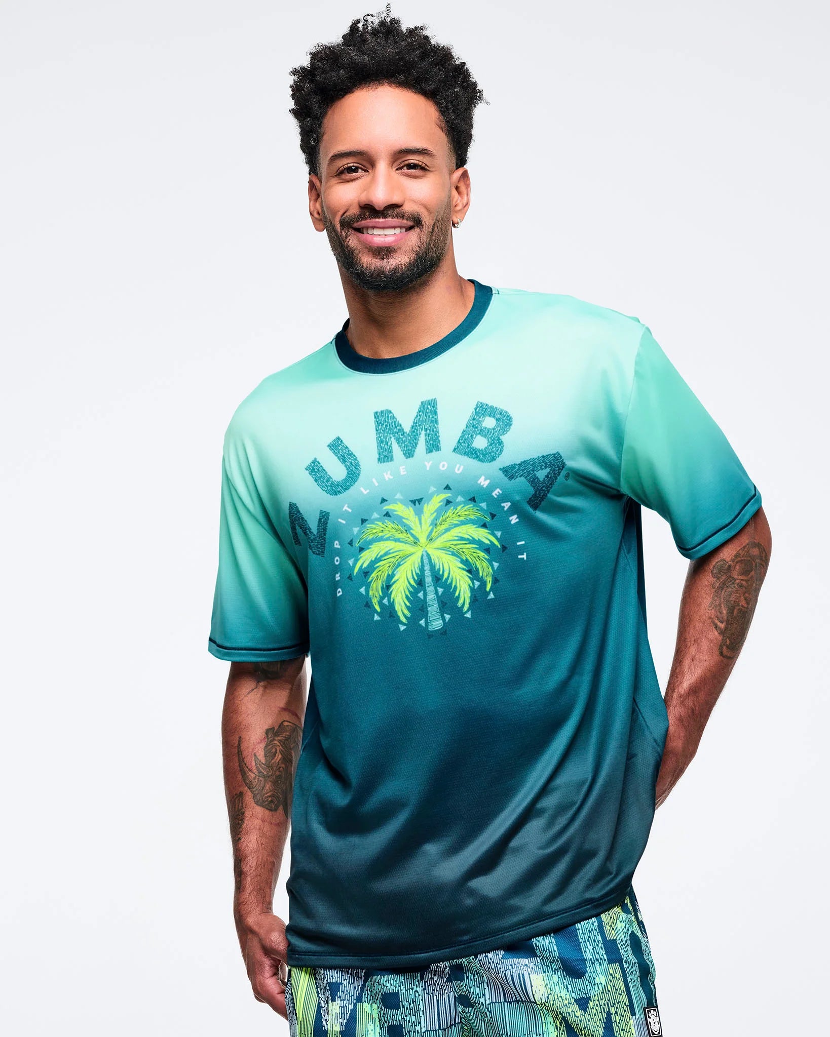 Latin Movement Men's Mesh Top Z24