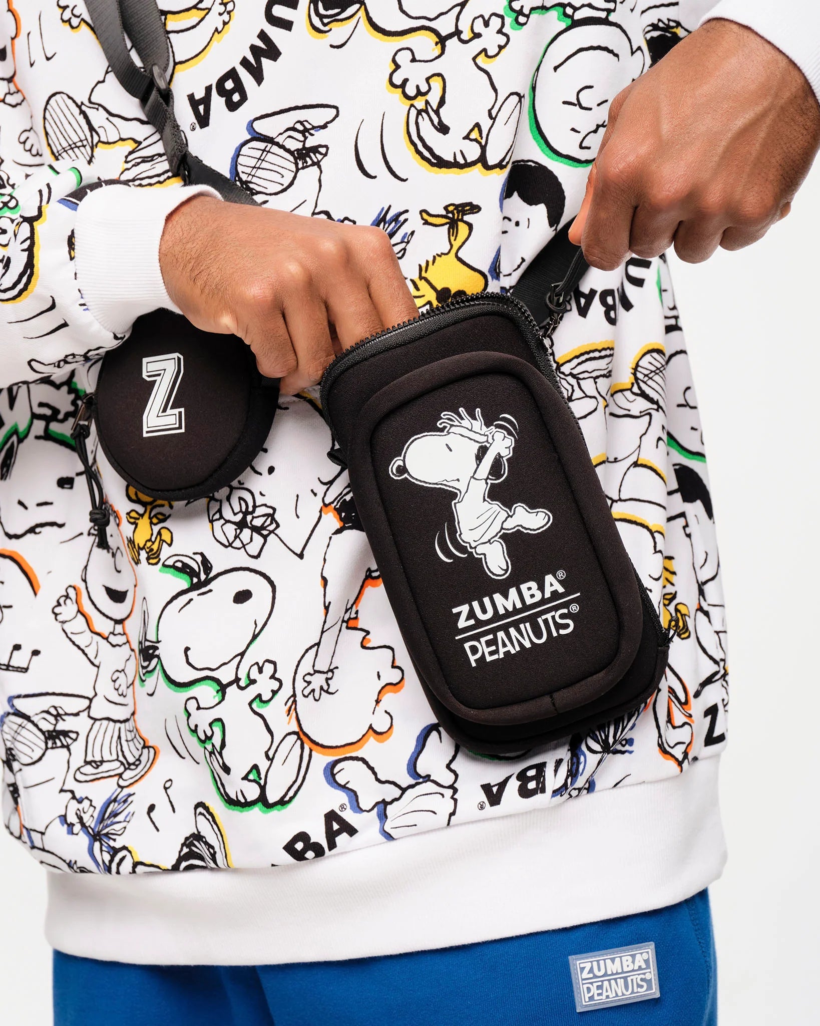 Zumba X Peanuts Cross Body Bag With Pouch B20