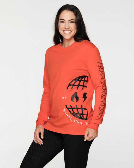 Zumba Miami Long Sleeve Tee Z8