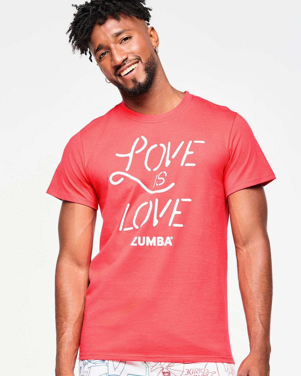Zumba Crew Neck Tee - Cherry Z16