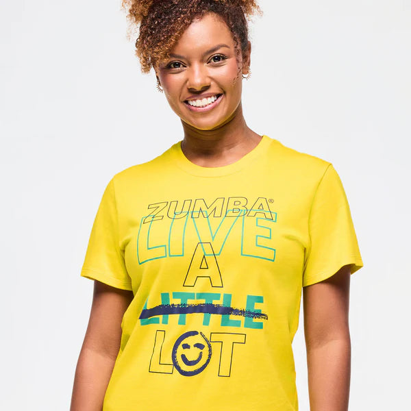 Zumba Live A Lot Tee B1
