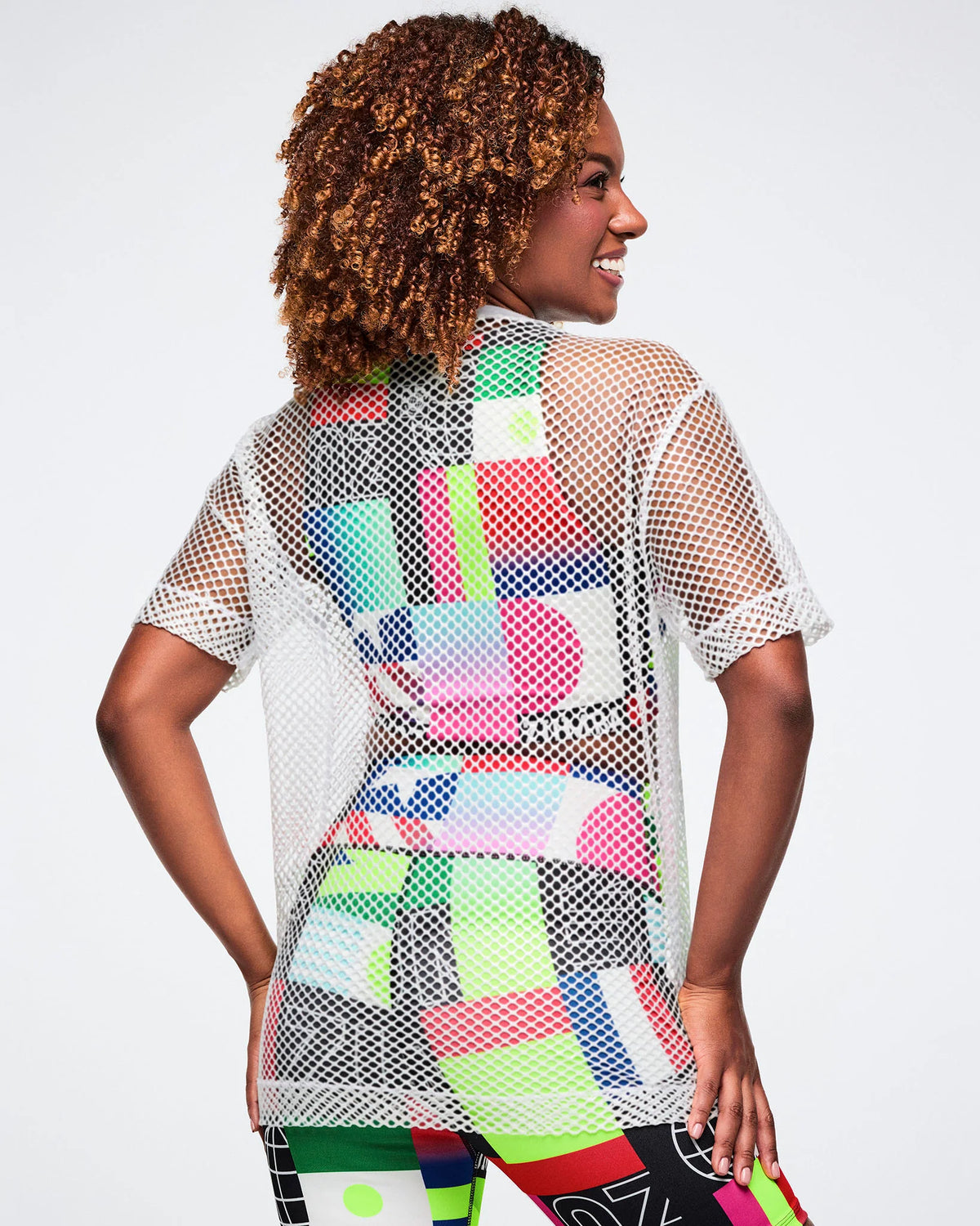 Worldwide Unisex Mesh Crew Neck Top