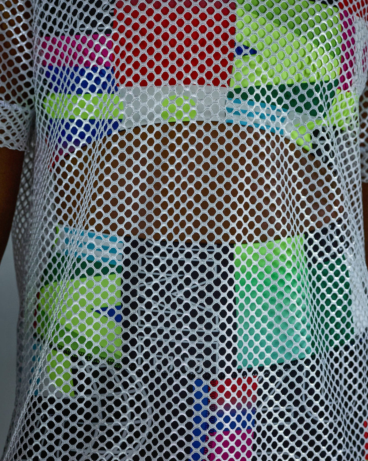 Worldwide Unisex Mesh Crew Neck Top