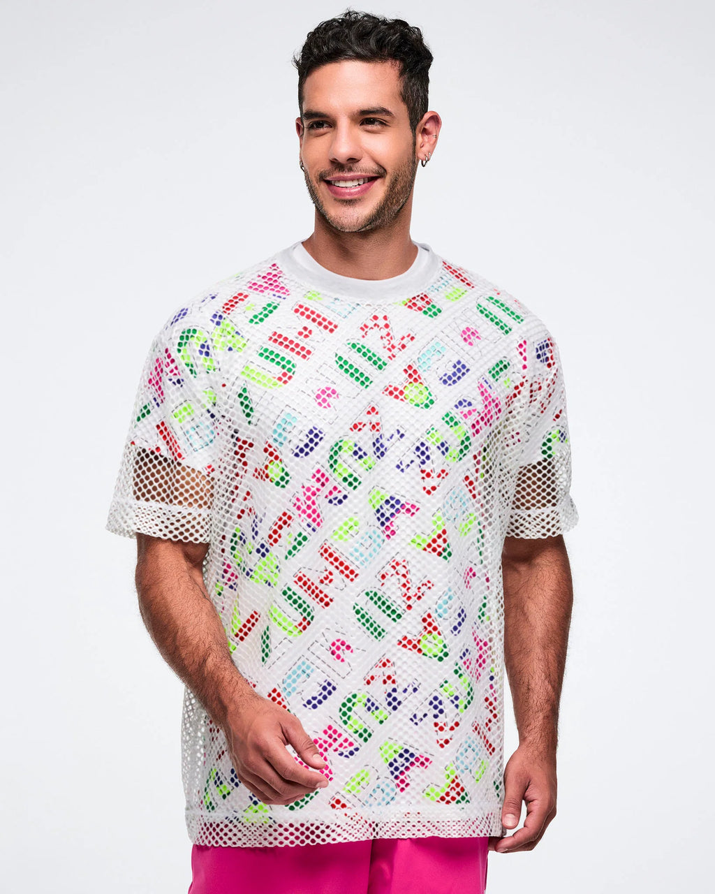 Worldwide Unisex Mesh Crew Neck Top