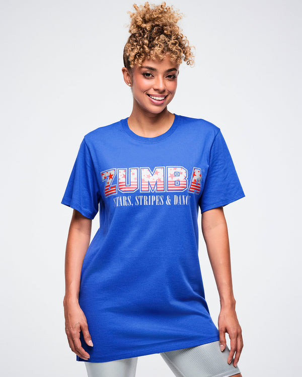 Zumba Stars And Stripes Tee