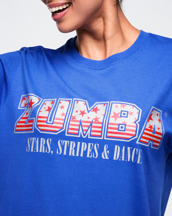 Zumba Stars And Stripes Tee