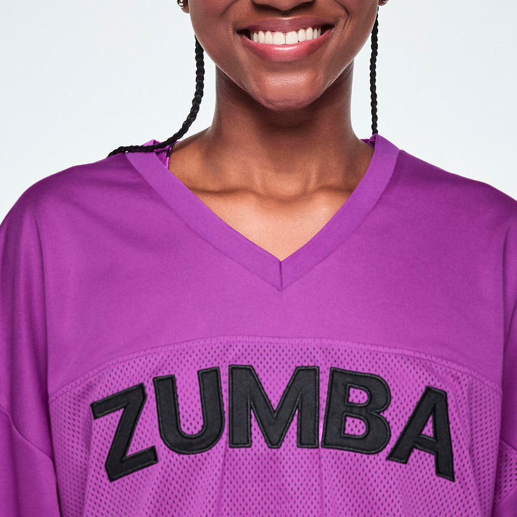 Ultrabright Oversized Mesh Sports Jersey