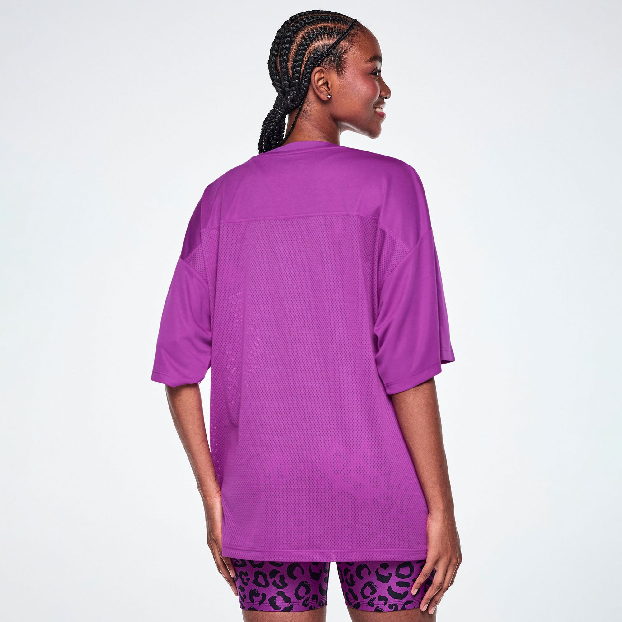 Ultrabright Oversized Mesh Sports Jersey